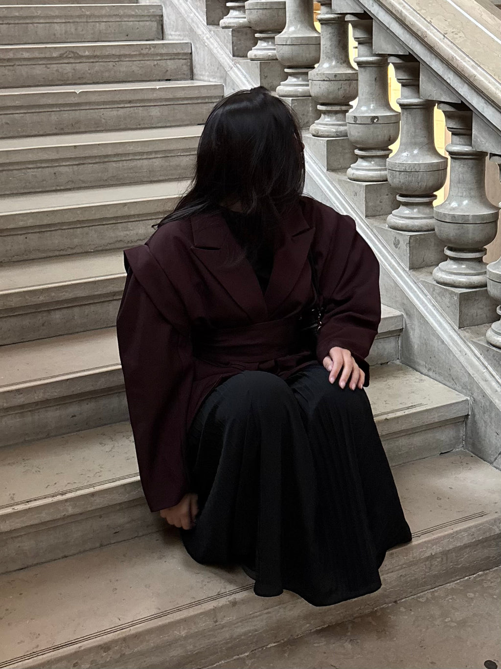 Blazer  Anaya Bordeaux